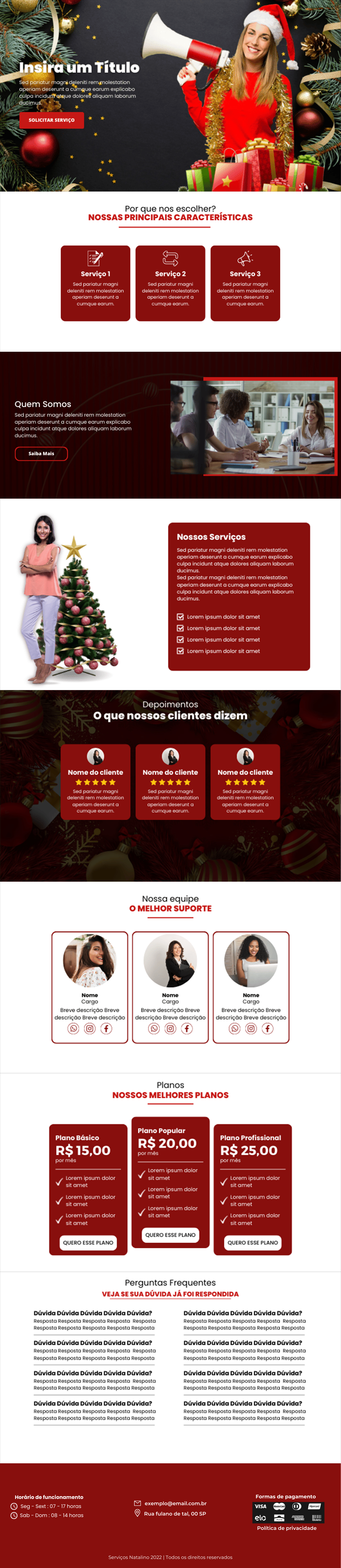 Preview real de página de vendas
